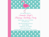 Free Flamingo Birthday Invitations Polka Dot Flamingo Party Invitation Chicfetti