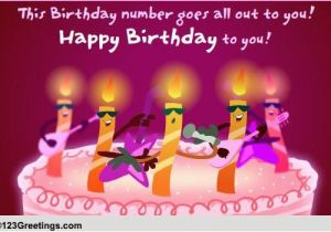 Free Funny Animated Birthday Cards with Music A Singing Birthday Wish Free songs Ecards Greeting Cards