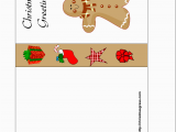 Free Funny Birthday Cards to Print at Home Free Printable Christmas Card with Gingerbread Man