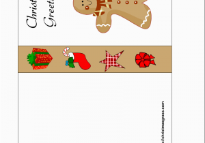 Free Funny Birthday Cards to Print at Home Free Printable Christmas Card with Gingerbread Man
