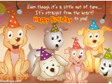 Free Funny Musical Birthday Cards From All Of Us Free songs Ecards Greeting Cards 123