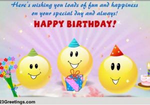 Free Funny Musical Birthday Cards Funny Singing Smileys Free Funny Birthday Wishes Ecards