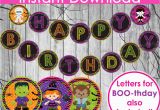 Free Halloween Happy Birthday Banner Halloween Birthday Banner Instant Download Happy Birthday or