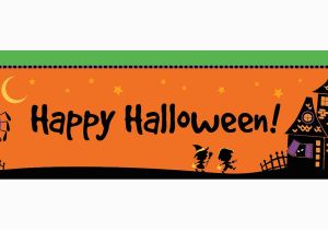 Free Halloween Happy Birthday Banner Trick or Treat Halloween Banner Birthdayexpress Com