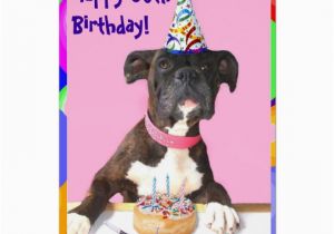 Free Happy 60th Birthday Cards Happy 60th Birthday Boxer Greeting Card Zazzle Co Uk