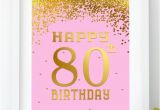 Free Happy 80th Birthday Banner Items Similar to Happy Birthday 80 Printable 80th Birthday