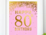 Free Happy 80th Birthday Banner Items Similar to Happy Birthday 80 Printable 80th Birthday