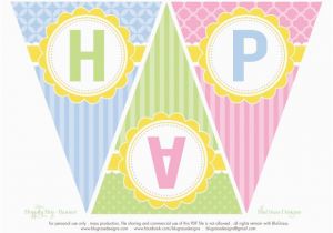 Free Happy Birthday Banner Printable Pdf Free Easter Party Printables From Blugrass Designs Catch