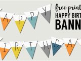 Free Happy Birthday Banner Printable Pdf Free Printable Happy Birthday Banner Paper Trail Design