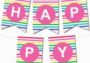 Free Happy Birthday Banner Printable Pdf Free Printable Happy Birthday Signs Printable 360 Degree