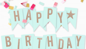 Free Happy Birthday Banner to Print I Should Be Mopping the Floor Free Printable Happy