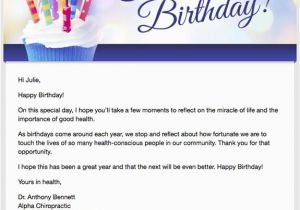 Free Happy Birthday Cards Email 5 Chiropractic Email Marketing Templates
