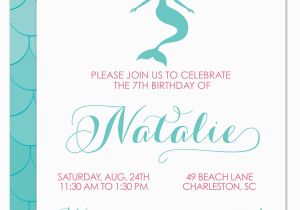 Free Mermaid Birthday Invitations Mermaid Party Invitations Party Invitations Templates