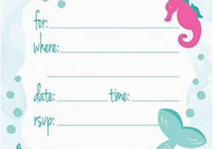 Free Mermaid Birthday Invitations Party Invitation Templates Mermaid Party Invitations