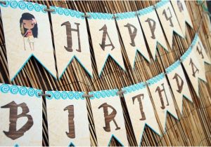 Free Moana Happy Birthday Banner Free Disney Moana Birthday Party Printables Pretty My