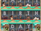 Free Moana Happy Birthday Banner Moana Happy Birthday Banner Chalkboard Moana Birthday