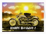 Free Motorcycle Birthday Cards Motorcycle Birthday Card Zazzle