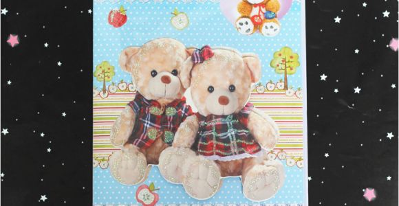 Free Musical Birthday Cards for Friends Teddy Bear Musical Birthday Cards Three Dimensional