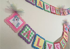 Free My Little Pony Happy Birthday Banner Kitchen Dining