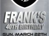 Free Oakland Raiders Birthday Card Oakland Raiders Party Invitations by Heavygraphics On Etsy