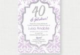 Free Online 40th Birthday Invitation Templates 40th Birthday Invitations 40th Birthday Invitations