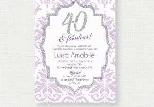 Free Online 40th Birthday Invitation Templates 40th Birthday Invitations 40th Birthday Invitations