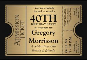 Free Online 40th Birthday Invitation Templates 40th Birthday Party Invitations First Birthday Invitations