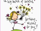 Free Online Belated Birthday Cards Happy Belated Birthday Wishes Messages Quotes and Images