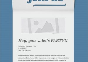 Free Online Birthday Invitations to Email Email event Invitation Template