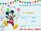 Free Online Mickey Mouse Birthday Invitations Free Mickey Mouse 1st Birthday Invitations Bagvania Free