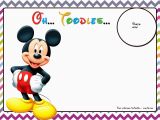 Free Online Mickey Mouse Birthday Invitations Free Mickey Mouse Birthday Invitations Template Chevron