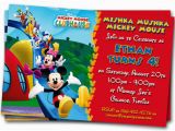 Free Online Mickey Mouse Birthday Invitations Free Mickey Mouse Clubhouse 1st Birthday Invitations