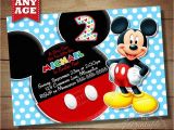 Free Online Mickey Mouse Birthday Invitations Mickey Birthday Invitation Free