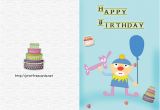 Free Online Printable Birthday Cards No Download Free Birthday Cards to Print No Download