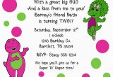 Free Personalized Barney Birthday Invitations 10 Barney Baby Bop Invitations with Envelopes by