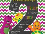 Free Personalized Barney Birthday Invitations Chalkboard Barney and Friends Birthday Invitations by