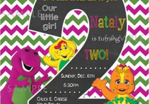 Free Personalized Barney Birthday Invitations Chalkboard Barney and Friends Birthday Invitations by