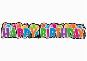 Free Picture Of Happy Birthday Banner Happy Birthday Giant Jointed Banner Walmart Com