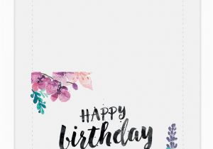 Free Print Birthday Cards Printable Birthday Card for Her