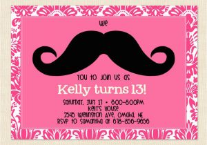 Free Printable 13th Birthday Party Invitations 13th Birthday Party Invitation Ideas Bagvania Free