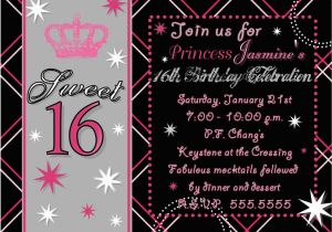 Free Printable 16th Birthday Invitations Free Printable Sweet 16 Party Invitation orderecigsjuice