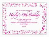 Free Printable 18th Birthday Invitations Birthday Invites 18th Birthday Invitations Templates Free