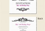 Free Printable 18th Birthday Invitations Free Printable Surprise 18th Birthday Invitations