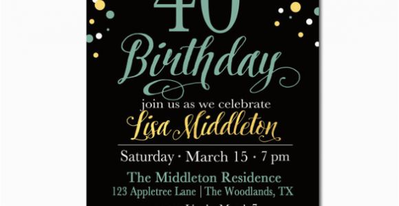 Free Printable 40th Birthday Invitations Free Birthday Invitation Downloads Safero Adways