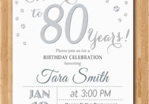 Free Printable 80th Birthday Invitations Templates 21 80th Birthday Invitations Free Psd Vector Eps Ai