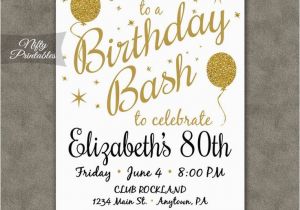 Free Printable 80th Birthday Invitations Templates Best 25 80th Birthday Invitations Ideas On Pinterest