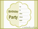 Free Printable Adult Birthday Invitations Free Printable Birthday Invitations Random Talks