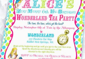 Free Printable Alice In Wonderland Birthday Invitations Free Printable Alice In Wonderland Birthday Invitations