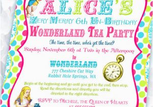 Free Printable Alice In Wonderland Birthday Invitations Free Printable Alice In Wonderland Birthday Invitations