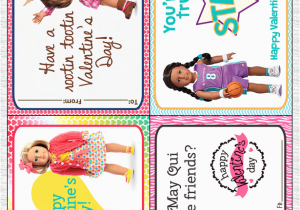 Free Printable American Girl Birthday Cards American Girl Valentines This Mama Loves